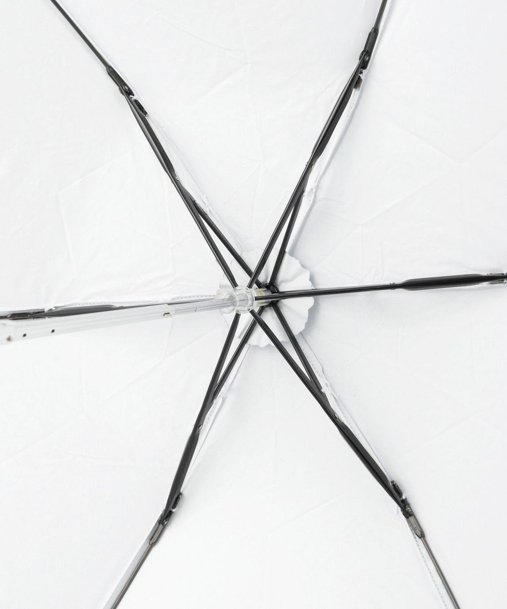 MOONBAT Fuwacool(フワクール) フワクールホワイト 晴雨兼用日傘 折りたたみ傘 ランダムドット 軽量 一級遮光／遮熱／UV 