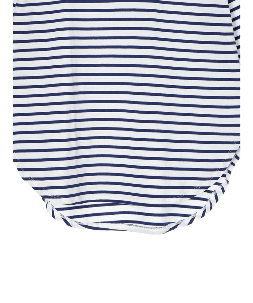 Green Parks ラウンドボーダーリラックスプルオーバー 