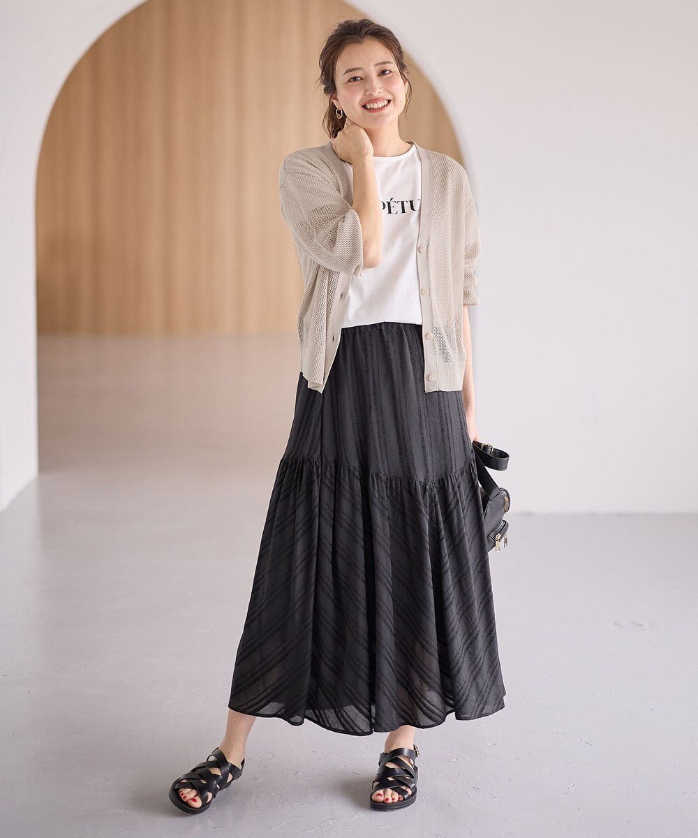 ANY メッシュカーディガン 