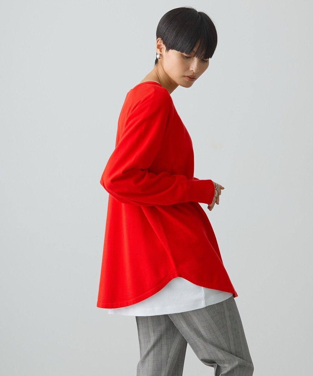 AMERICAN HOLIC ２ＷＡＹバイパチヘンリーネックニットプルオーバー 