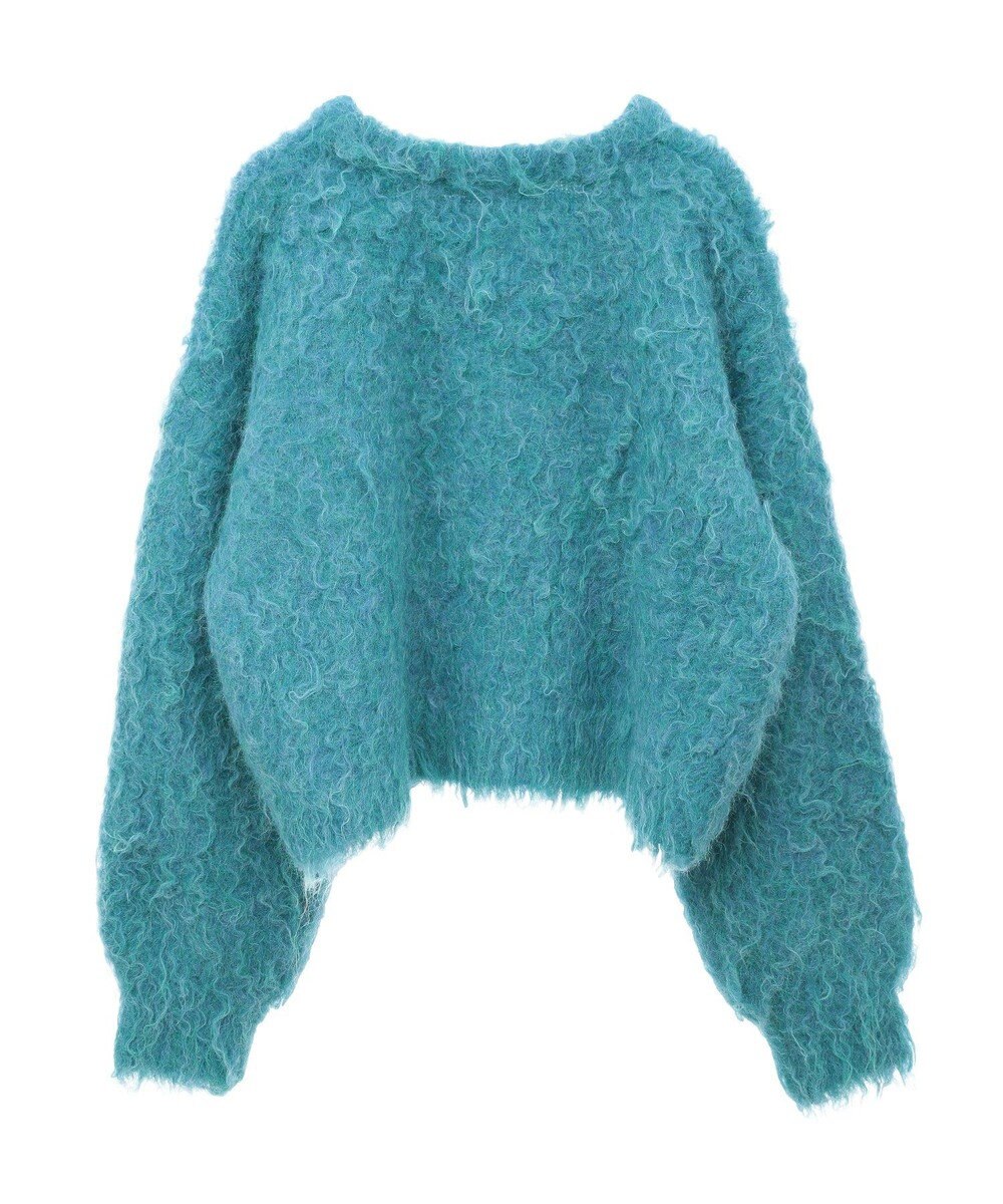 Green Parks armonia．シャギーショートカーディガン 