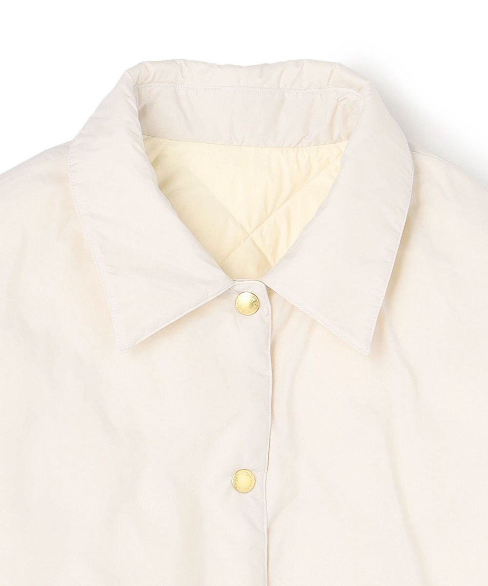 UNFILO L 【自宅で洗濯OK / ファー襟取り外し可能】TAIONコラボ ボア襟 リバーシブルダウン 