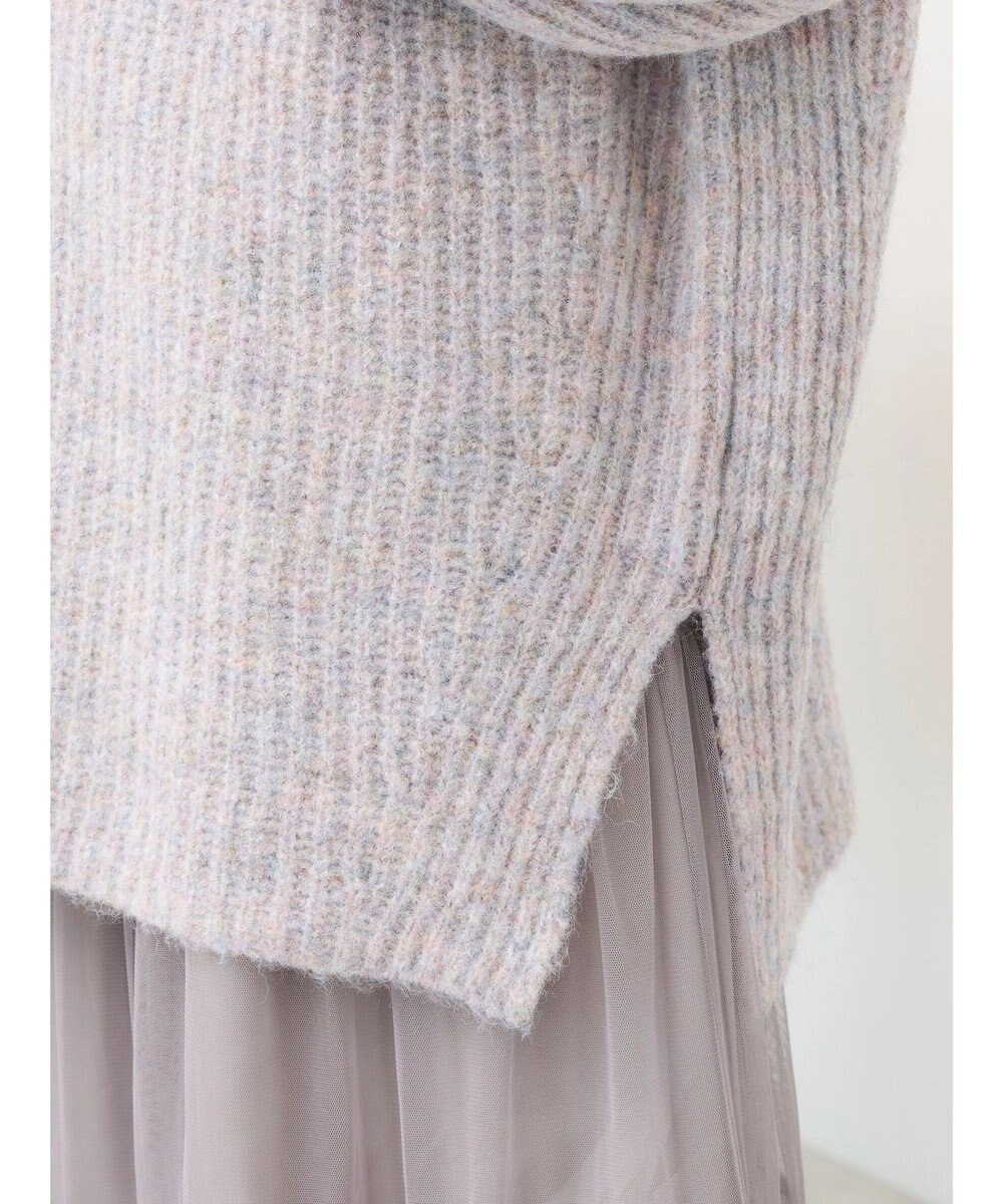 earth music&ecology ふわふわメランジチュニック 