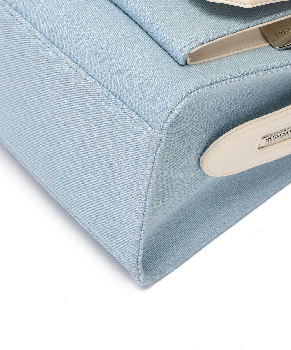 style code 【MERCURYDUO/マーキュリーデュオ】デニムコンビ　フラップハンドバッグ 