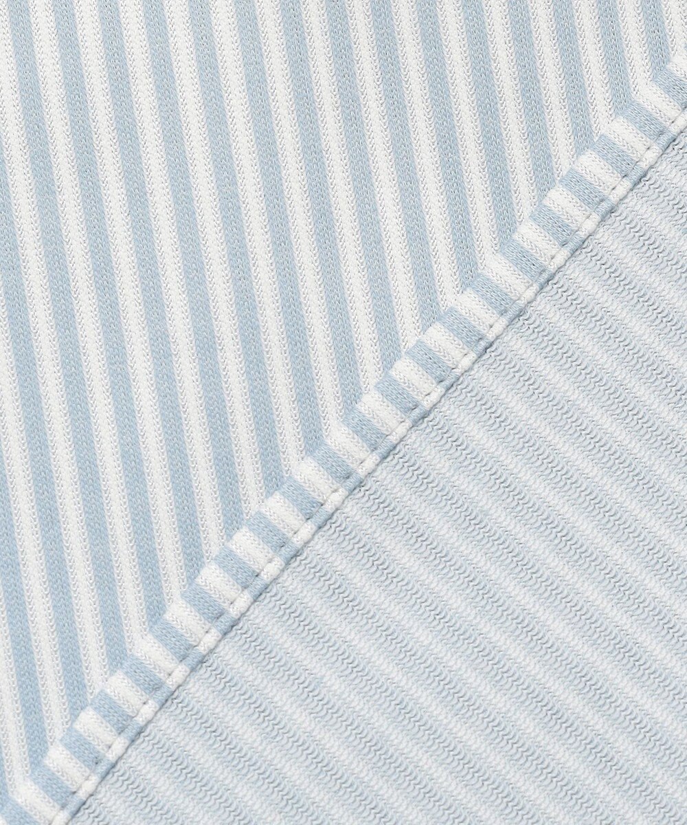 J.PRESS LADIES ストライプジャカード ラウンドネック カットソー 