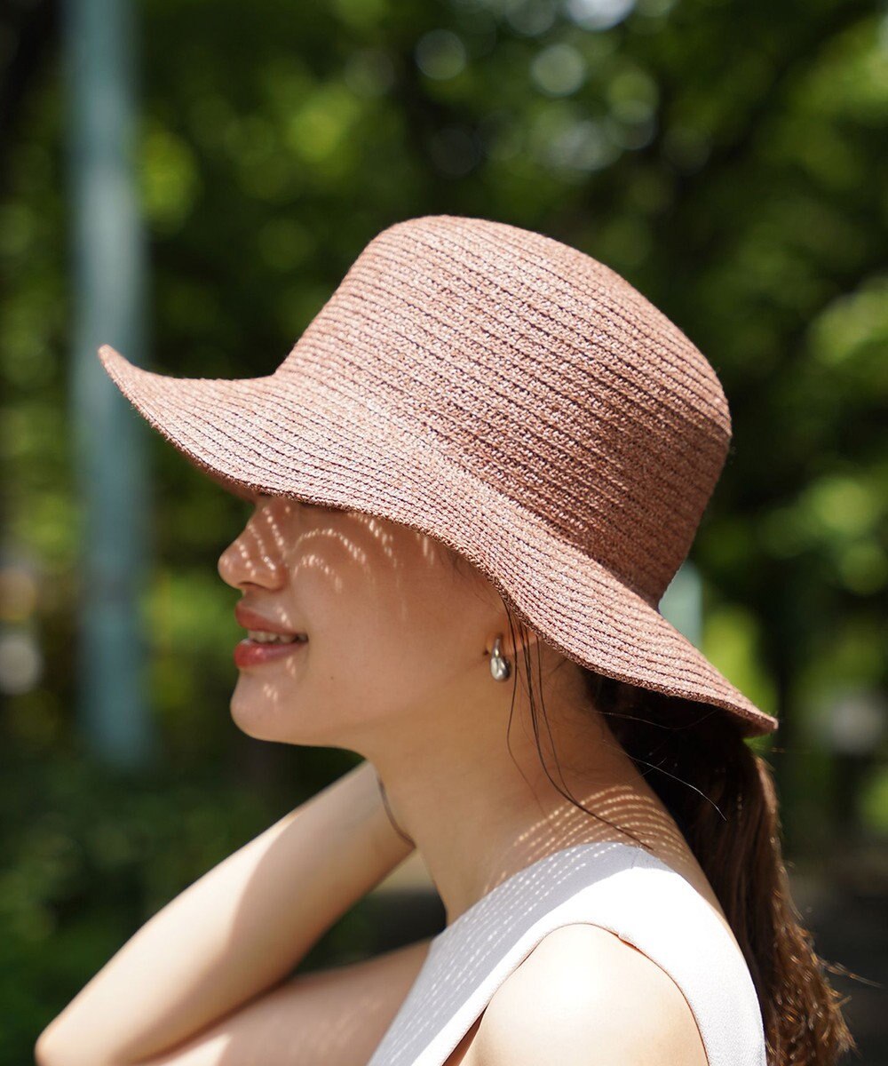 石田製帽 美濃和紙 × コットンブレード ウォッシャブルクロッシェ ハット 