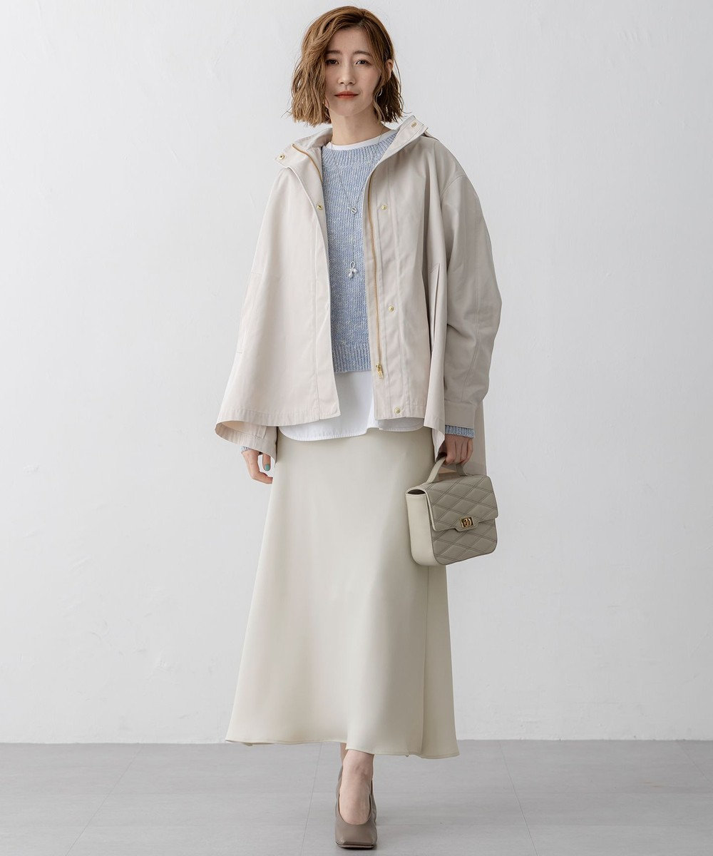 23区 【VERY3月号掲載/撥水加工】ライトツイル フーディーアウター 