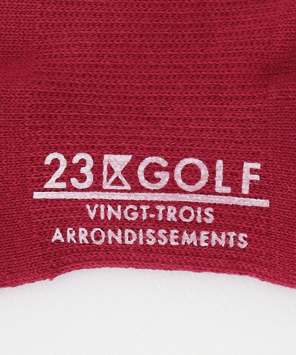 23区GOLF 【WOMEN】ロゴハイソックス 