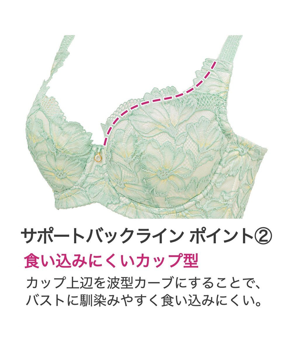 BRADELIS New York 【BRADELIS New York】サポートバックラインブラ24S1 グラマーバストをスッキリさせる補正ブラ 