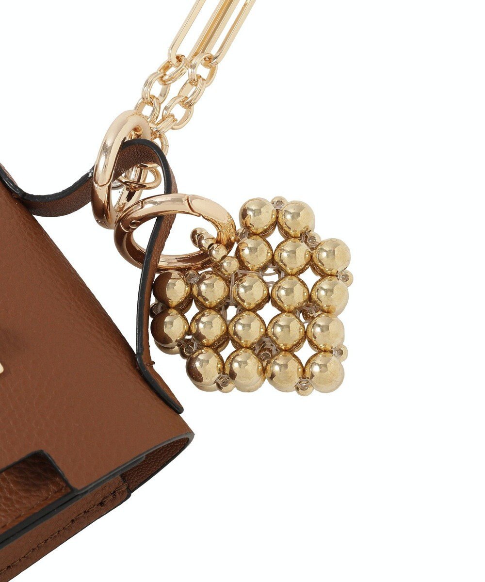 earth music&ecology マイクロミニバッグメタルハートチェーンチャーム 