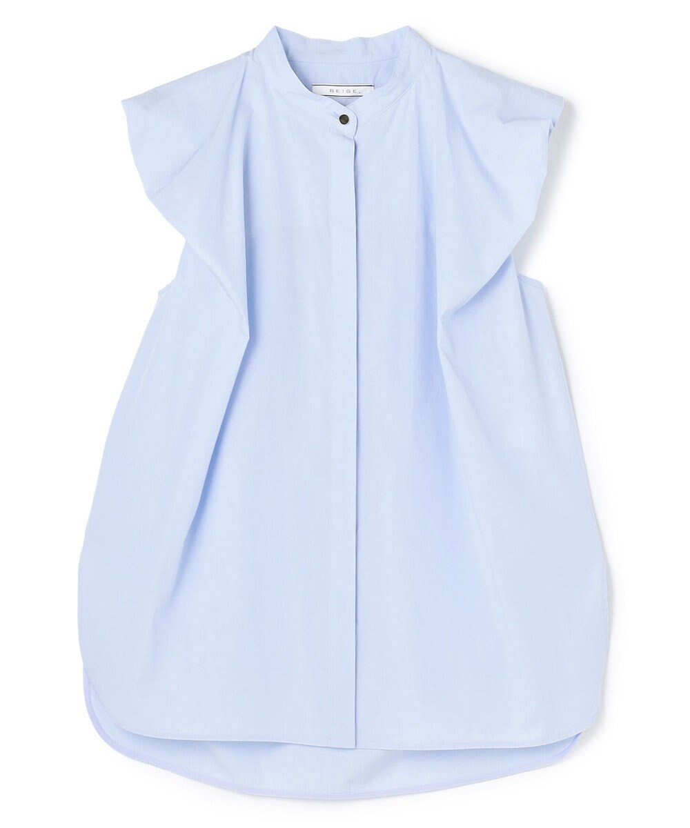 BEIGE， MALLOW / コットンタック バルーンスリーブブラウス 