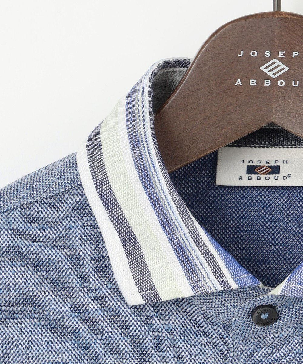 JOSEPH ABBOUD 【リネン素材/吸水速乾/日本素材】リネンハニカム ダディ ポロシャツ 