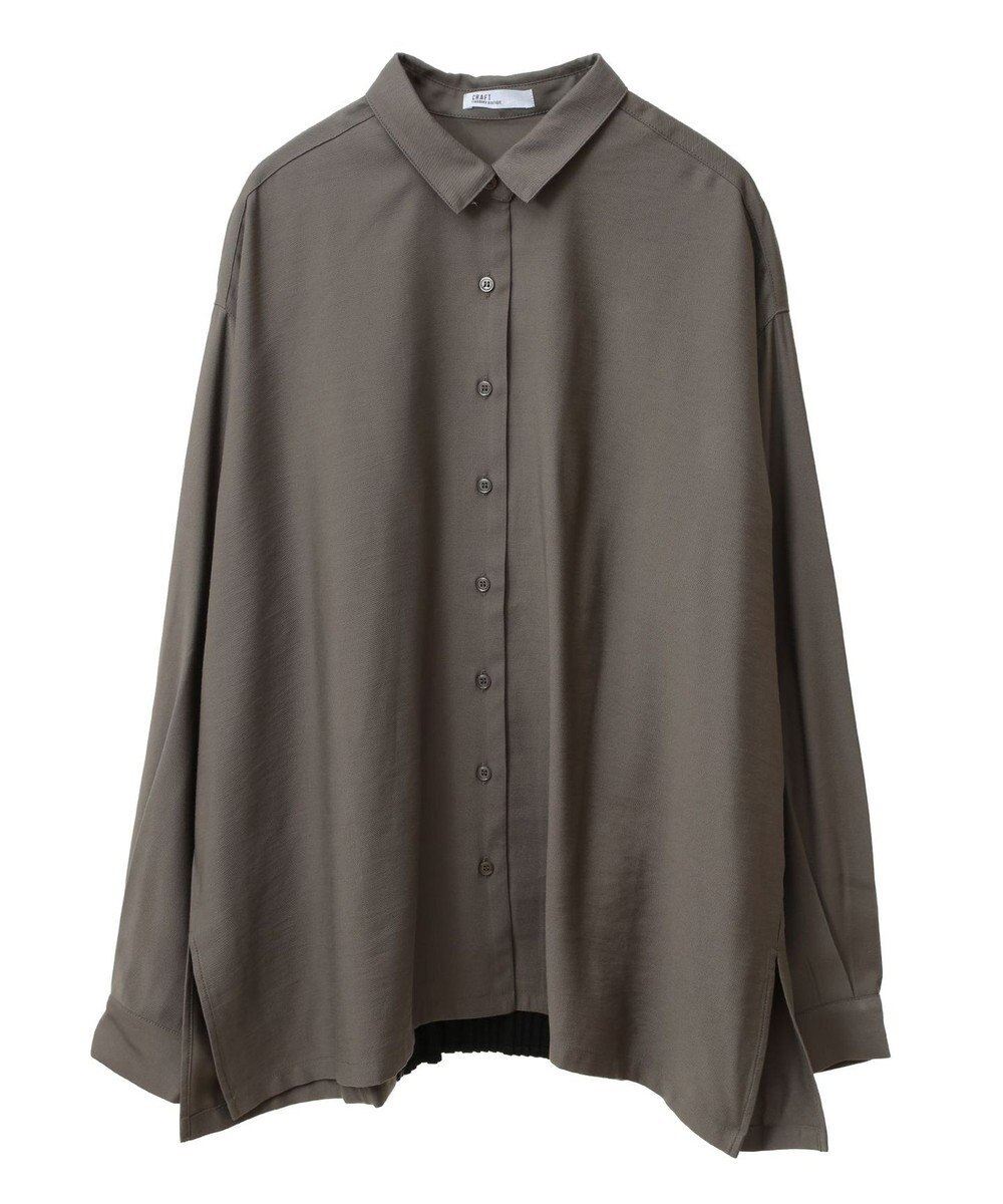 CRAFT STANDARD BOUTIQUE バックプリーツシャツ 