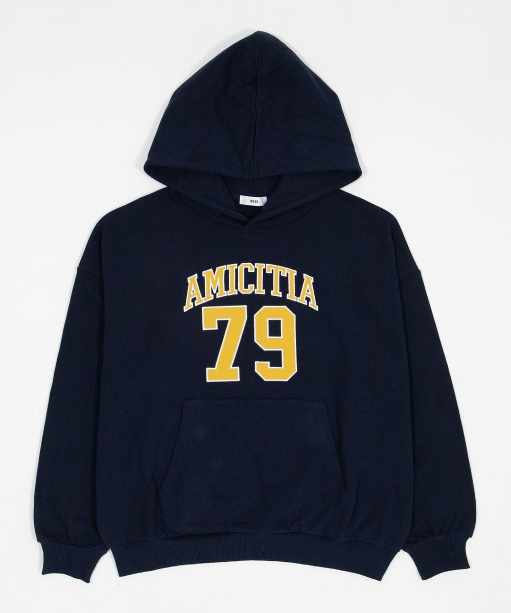 WEGO グラフィックビッグプルパーカー 