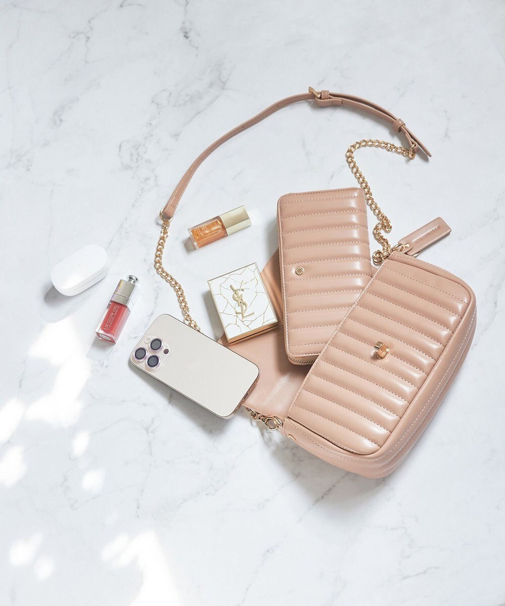 style code 【MERCURYDUO/マーキュリーデュオ】スタッズキルティング　ラウンド長財布 