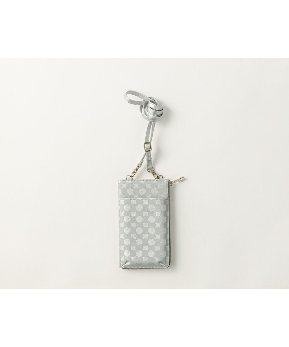 MIYABIYA La quoh with kirakaracho 南蛮七宝プリントレザー スマホポシェット 