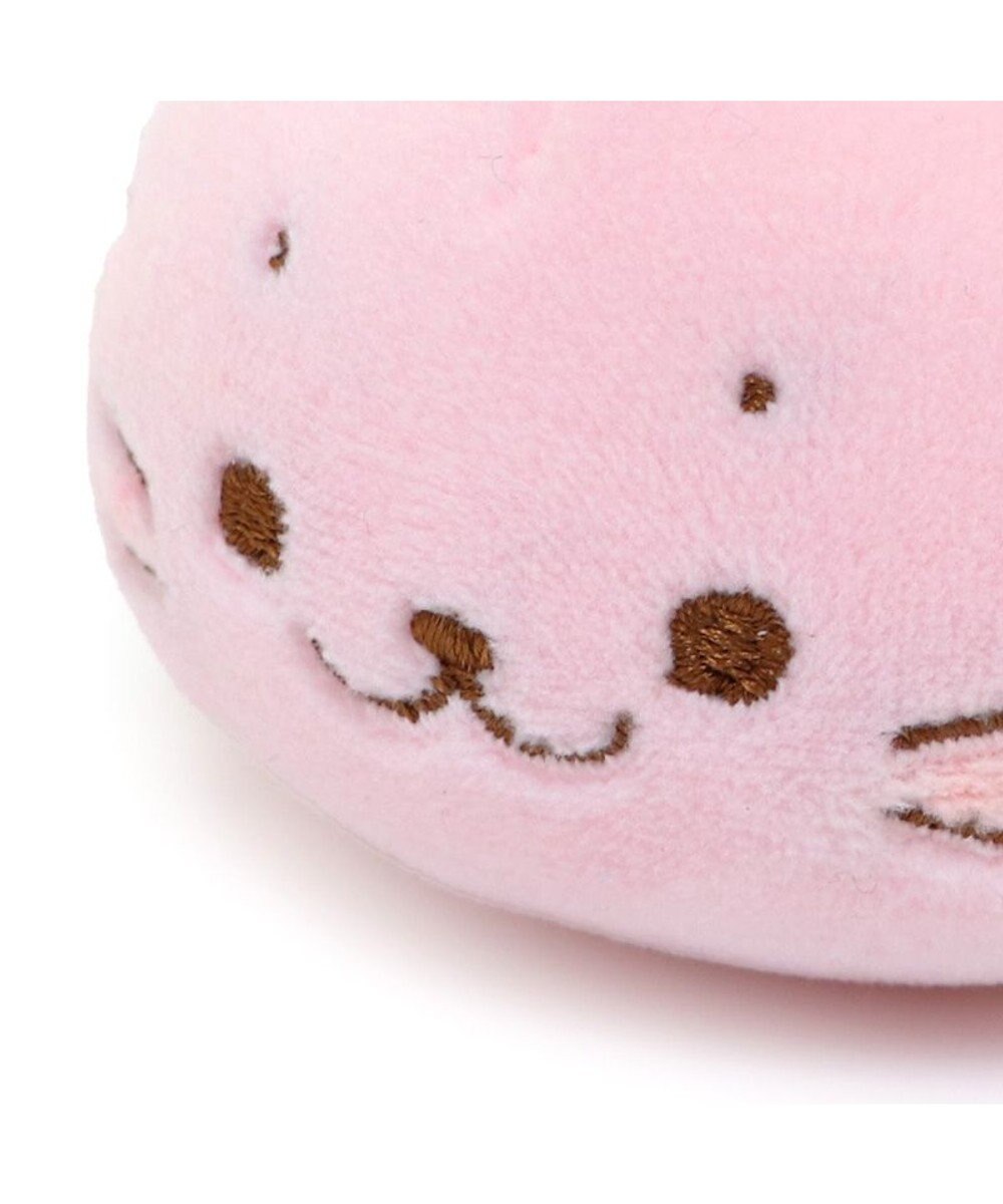 Mother garden しろたん 桜色 ふわもち ぬいぐるみキーホルダー 