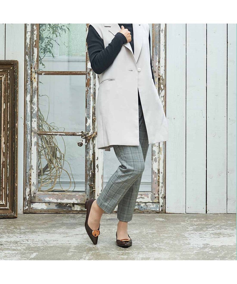 MODE ET JACOMO <MODE ET JACOMO>メタルフラットパンプス 