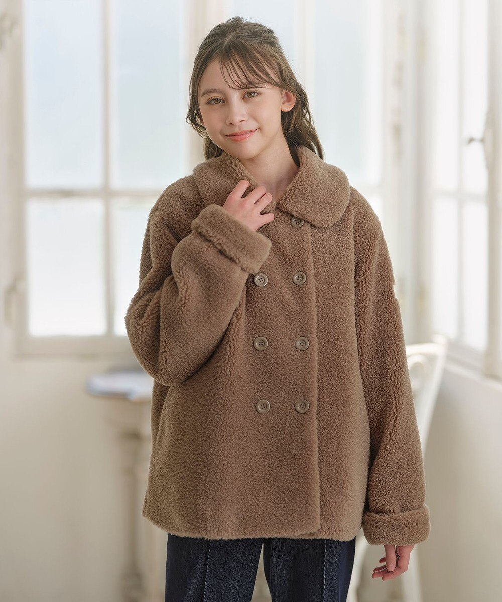 組曲 KIDS 【150-170㎝】スライバー ピーコート 