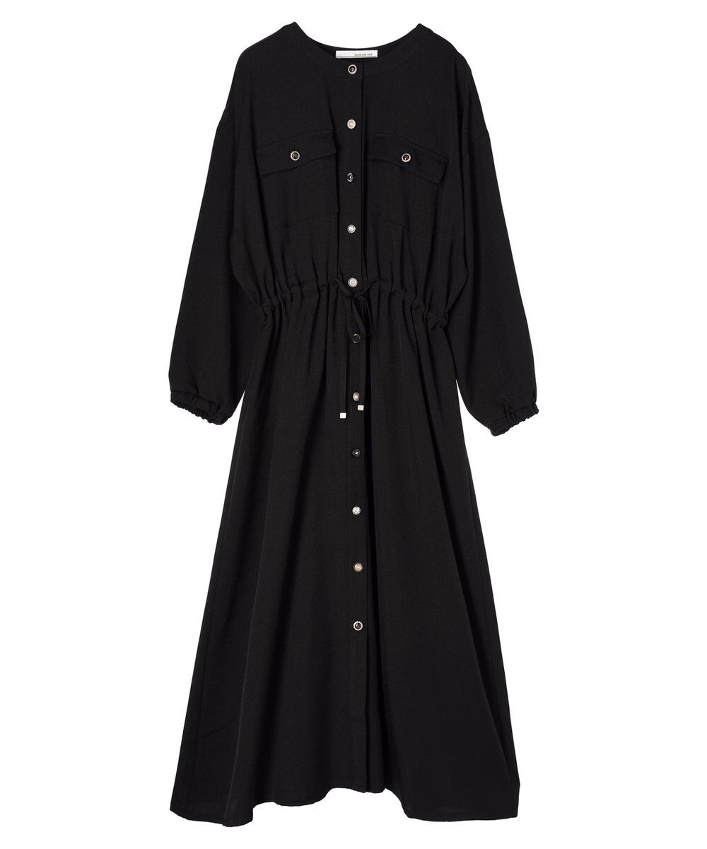 Green Parks ・ＥＬＥＮＣＡＲＥ　ＤＵＥ　イロイロ釦ドロストワンピース 