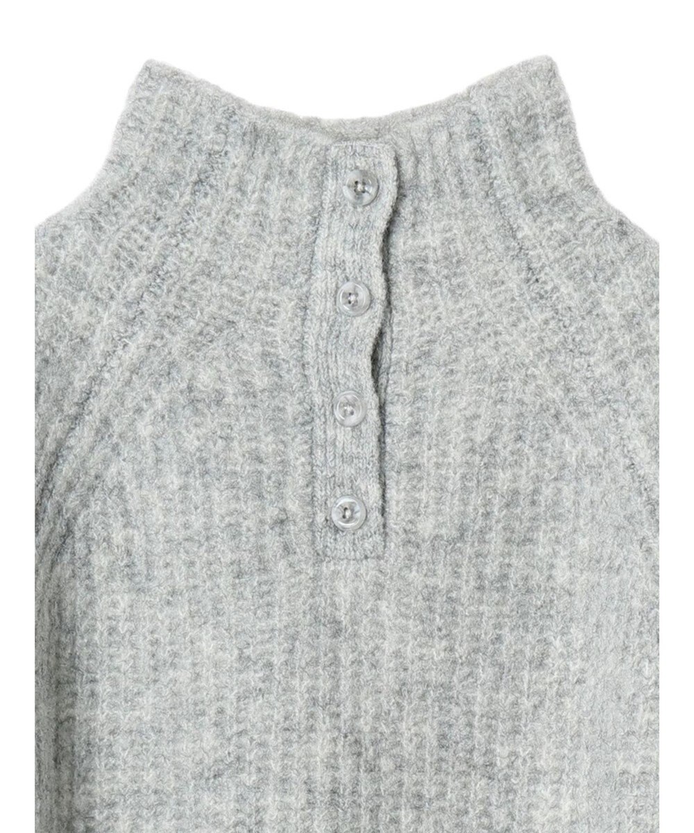 earth music&ecology フワフワＭＩＸハイネックショートニット 