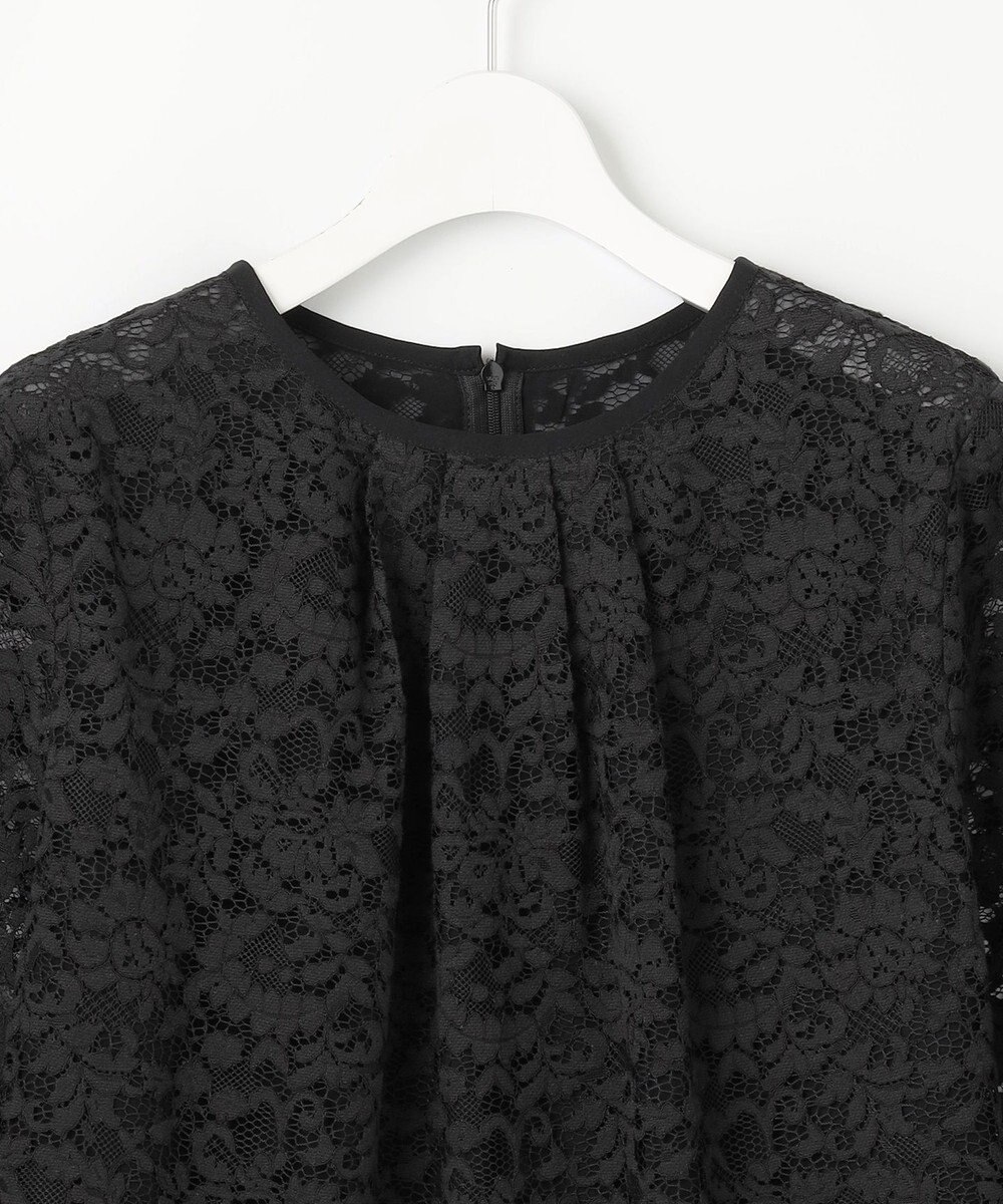 自由区 S 【セットアップ対応・洗える】フルールスカラレースプルオーバー ブラウス 