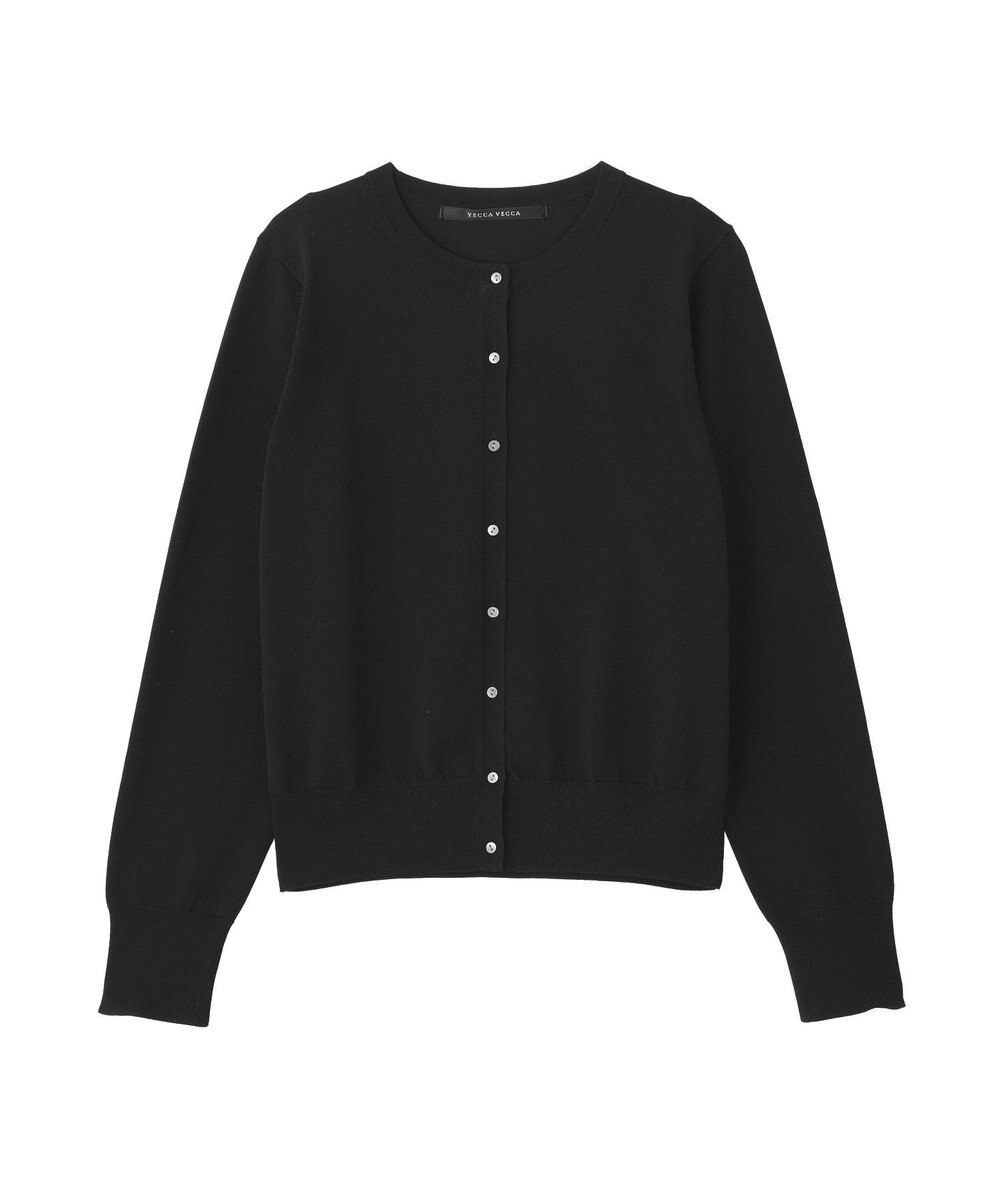 YECCA VECCA 【UVカット】クルーネックカーディガン 