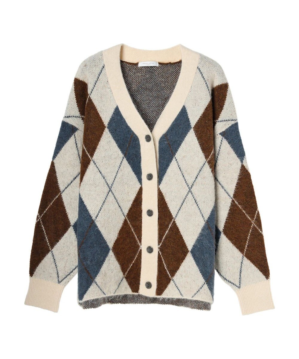 Green Parks 柄アソートニットカーディガン 