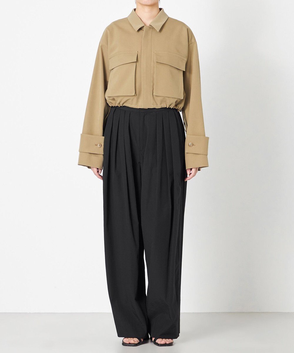 NAVE 【Nave・セットアップ可/洗える/撥水】スパンツイル ショートジャケット 