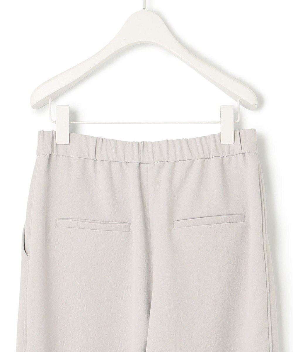 ICB L 【洗える】 ダブルクロスクレープ ストレートパンツ 