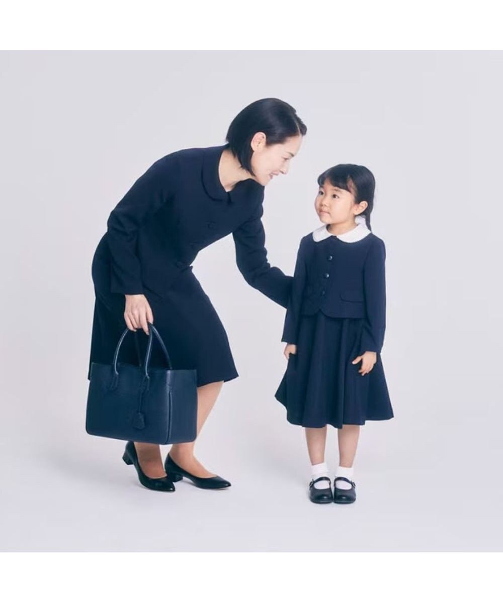 A.D.M.J. 【お受験】牛革/かぶせ付き トートバッグ32cm 