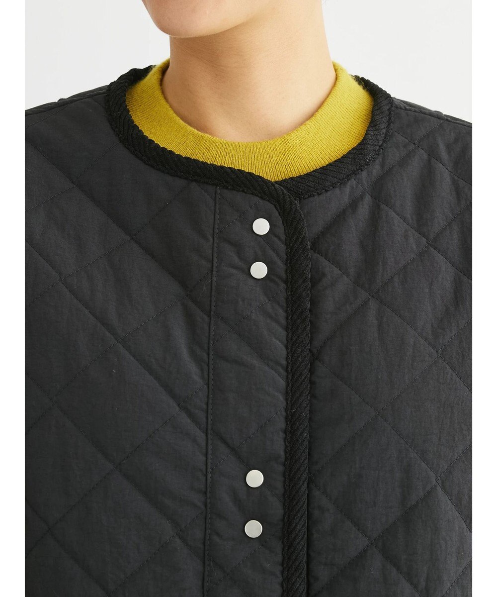 Green Parks キルティングミドル丈コート 