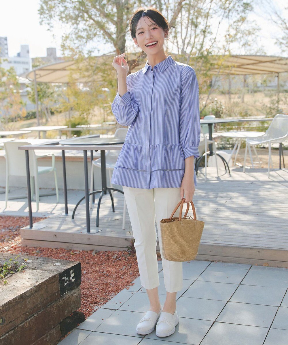 Tiaclasse L 日本製サーラドライ・テーパードパンツ 