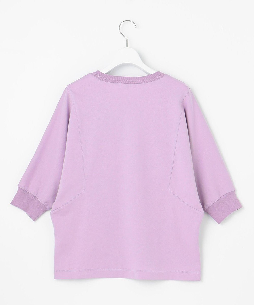 J.PRESS LADIES L TCポンチ ニットコンビ ドルマン カットソー 