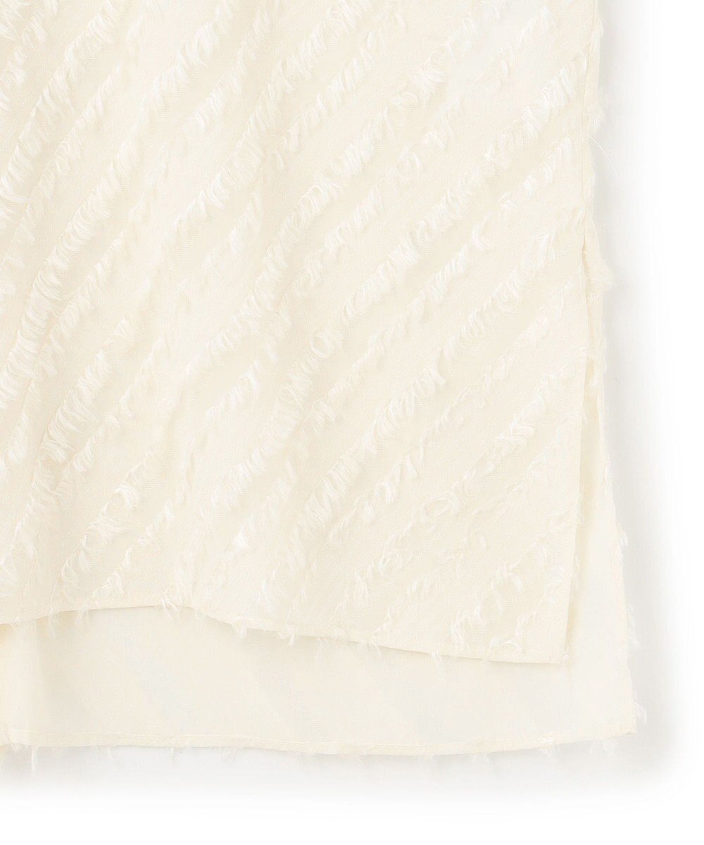 BEIGE， 【洗える】BANKSIA / ニットコンビカットジャカードブラウス 