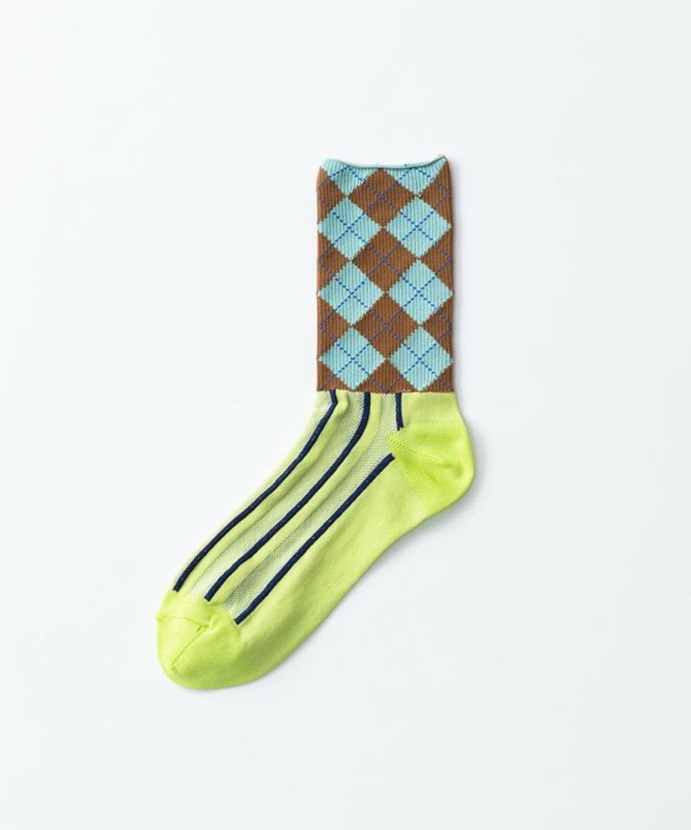 ARGYLE COMBINATION SOCKS／アーガイルコンビソックス / TRICOTE