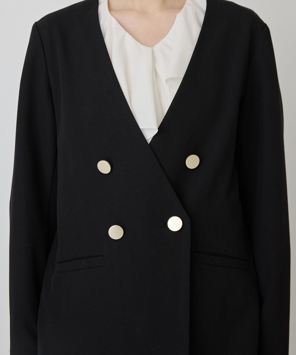 AMERICAN HOLIC 【イージーケア】ノーカラージャケット 