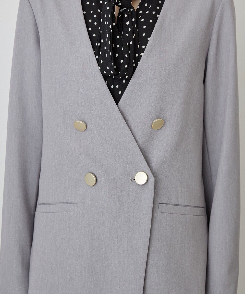 AMERICAN HOLIC 【イージーケア】ノーカラージャケット 