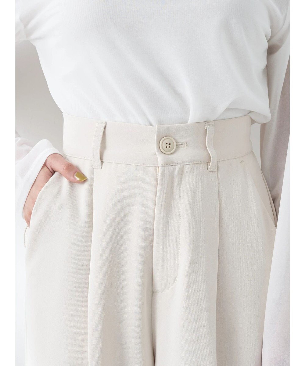 earth music&ecology タックストレートパンツ 