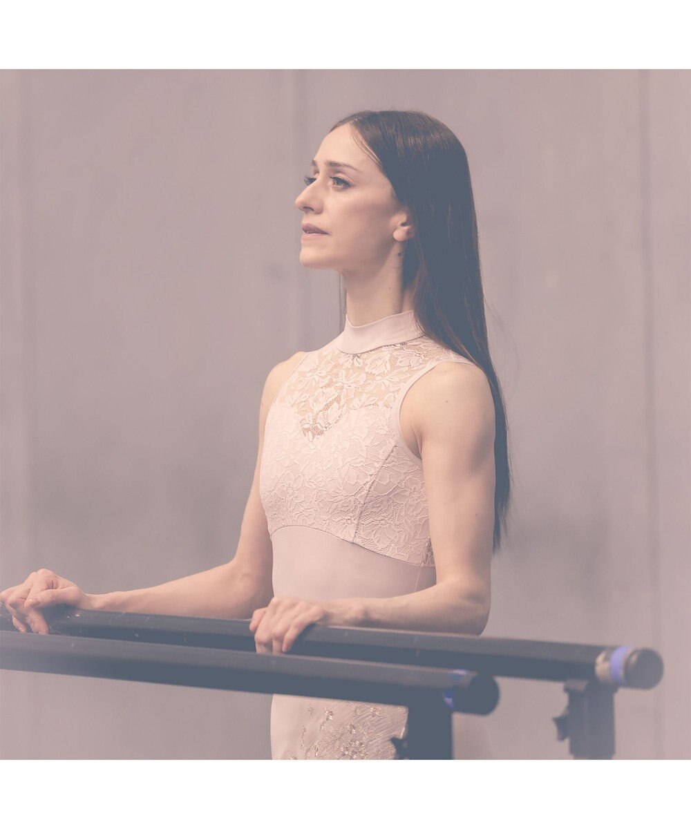 Chacott 【Nela ライン】ジュニア ハイネックレオタード 