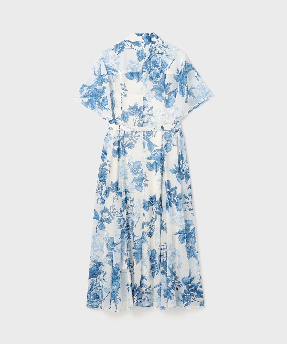 GRACE CONTINENTAL シャドーフラワープリントワンピース 