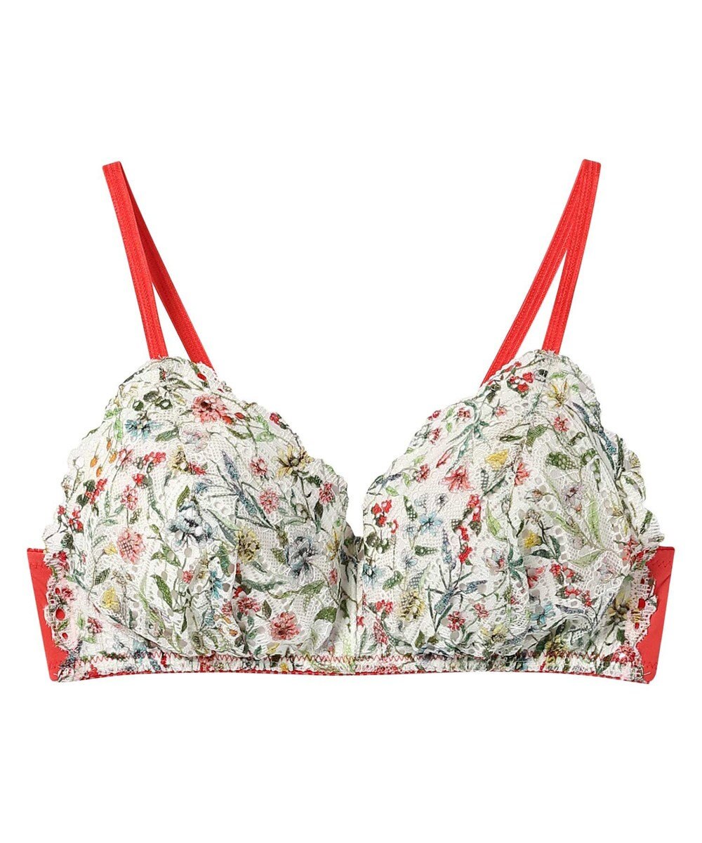 une nana cool MADE WITH LIBERTY FABRIC 【綿混】三角レース 