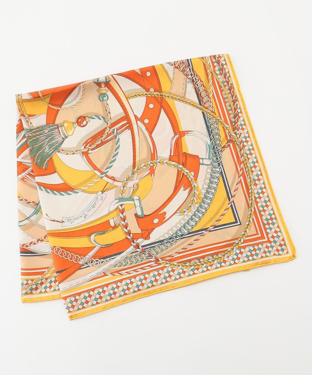 23区 manipuri ダングルベルト シルク スカーフ 