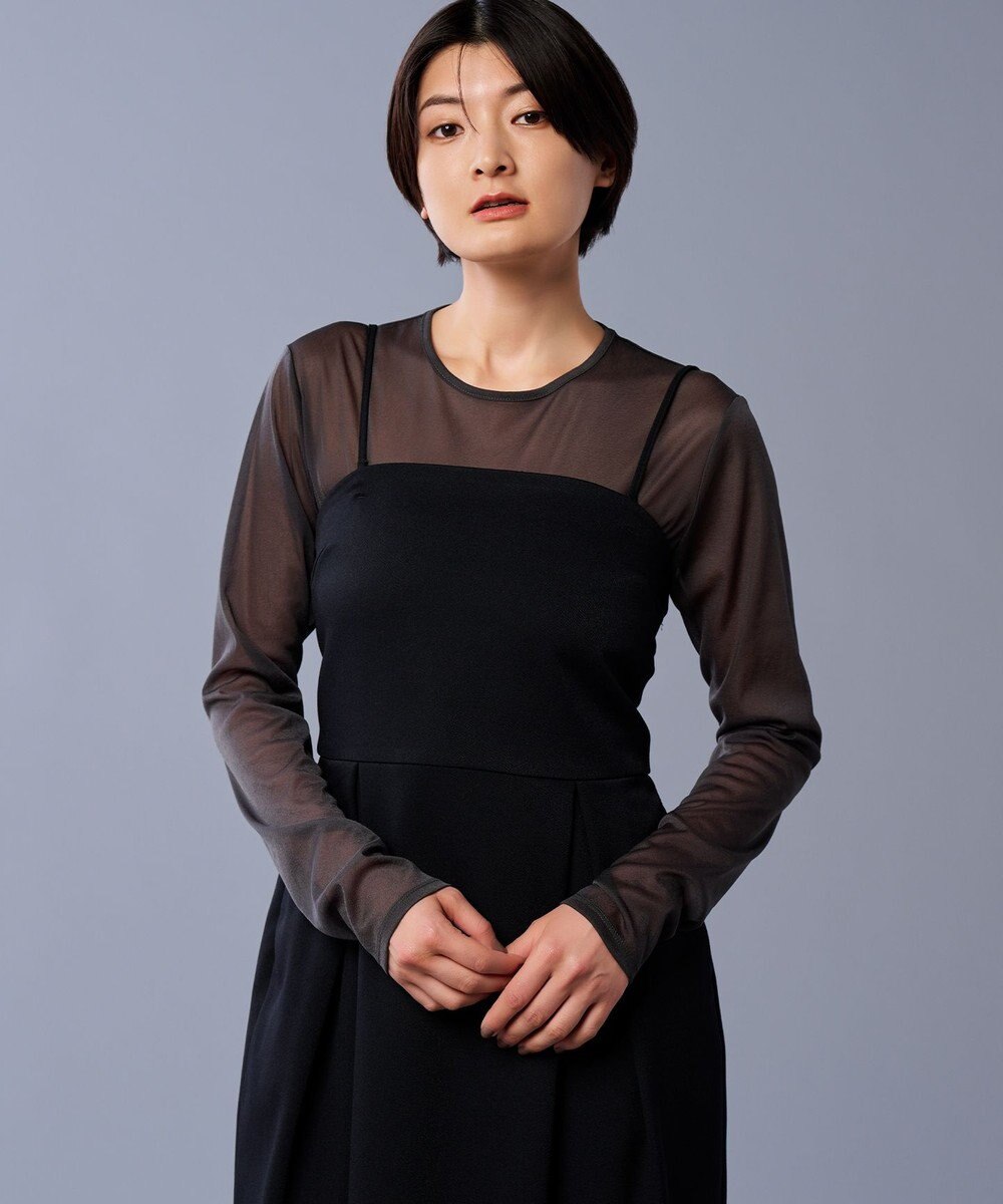 uncrave トリコットシフォン クルーネック カットソー（uncrave STANDARD） 