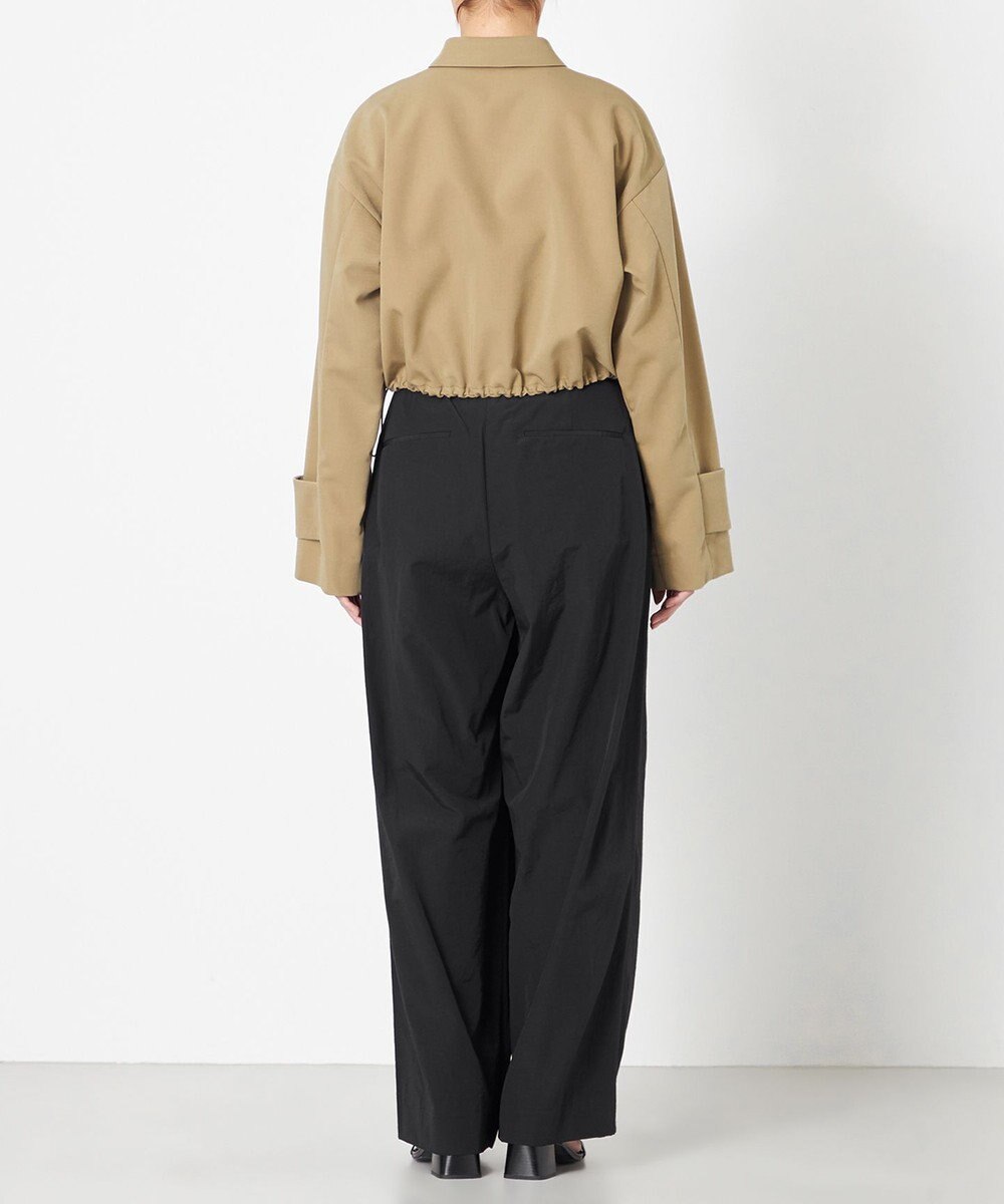 NAVE 【Nave・セットアップ可/洗える/撥水】スパンツイル ショートジャケット 