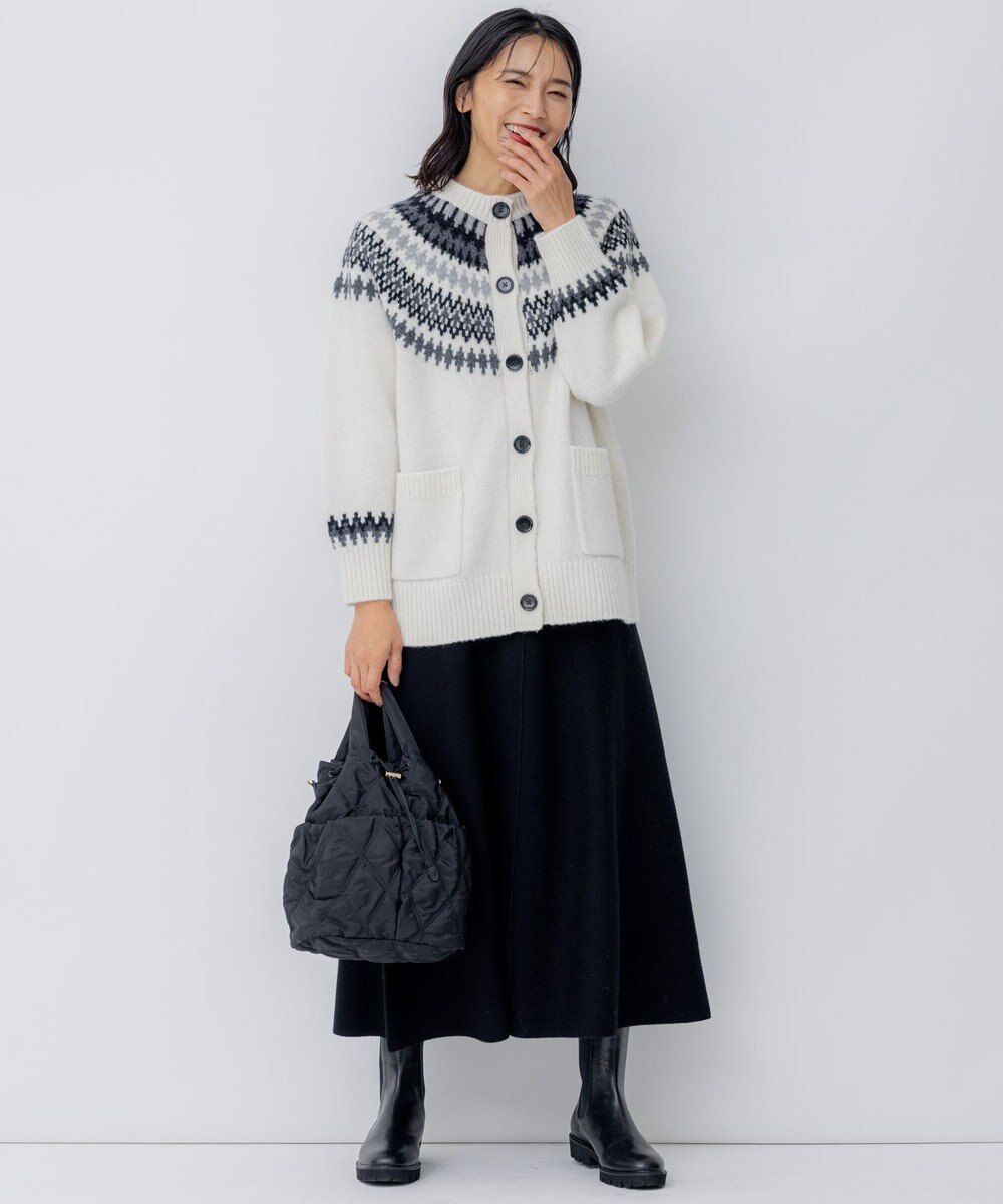 23区 フェアアイル カーディガン 
