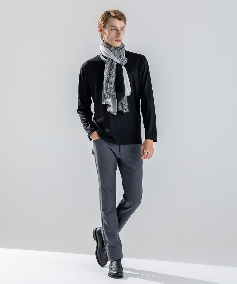 JOSEPH HOMME 新柄【上質素材】シルクカシミヤ　ブックストール / モスクパターンストール 