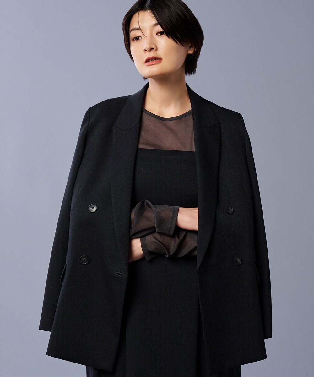 uncrave トリコットシフォン クルーネック カットソー（uncrave STANDARD） 