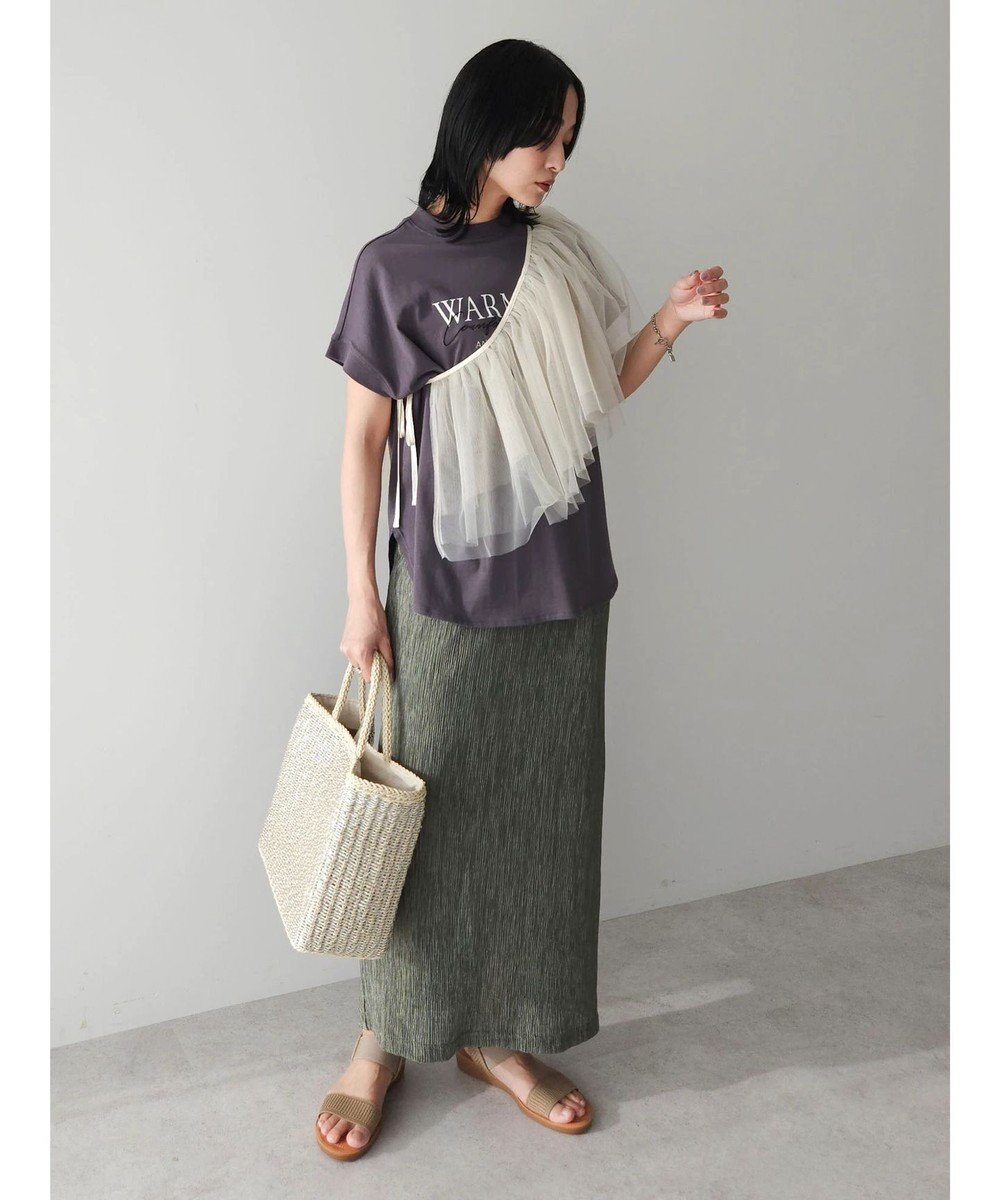 Green Parks マルチｗａｙチュールプリーツベルト 