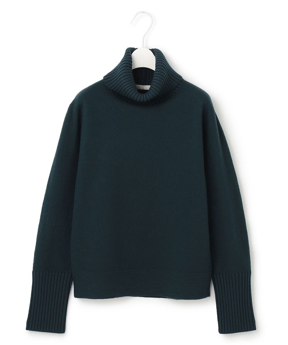 ICB L ミルドウール オフタートルプルオーバー 